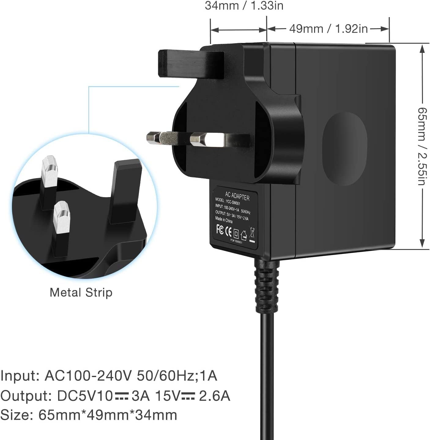 Thumbnail 3 de YCCSKY Charger for Nintendo Switch