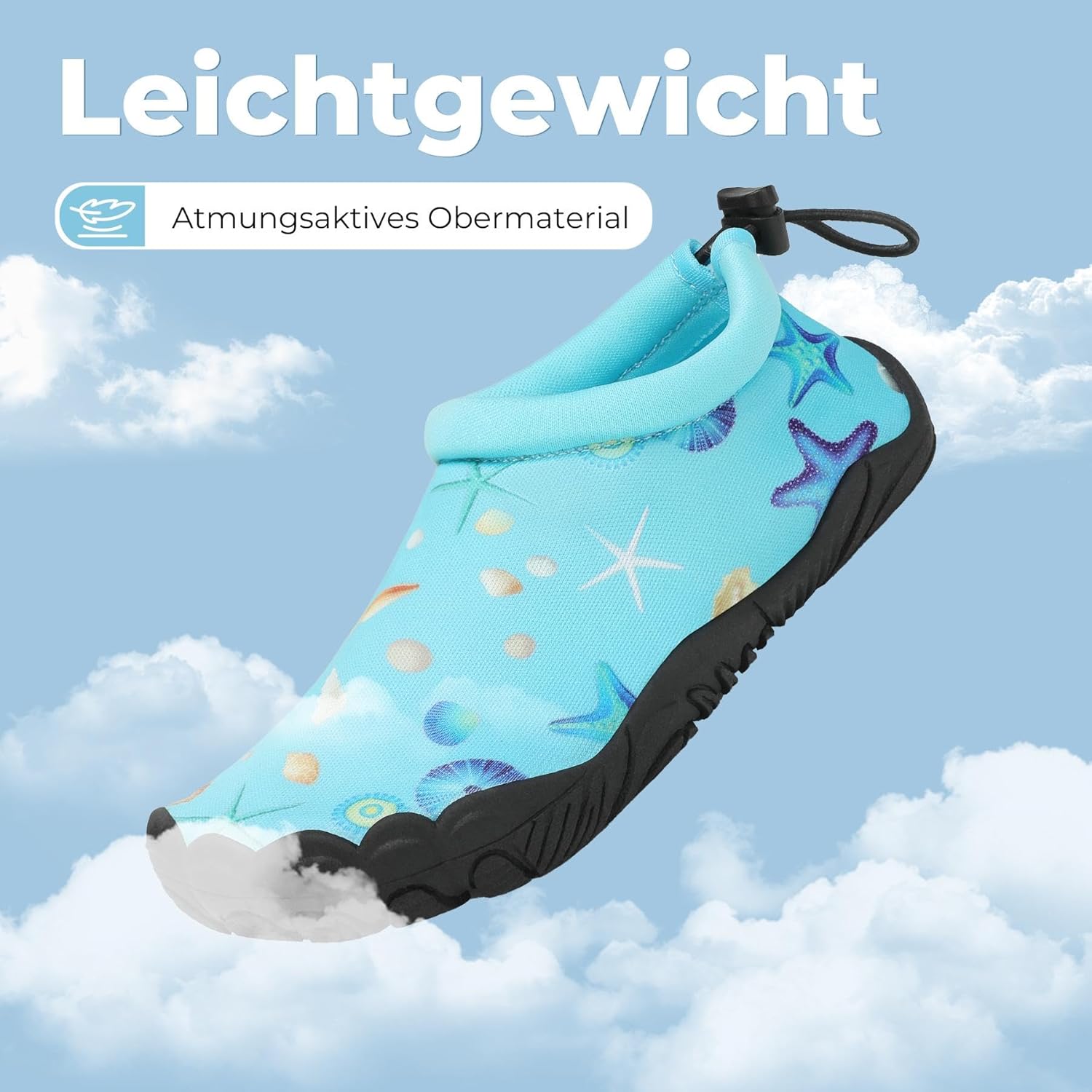 Thumbnail 4 de Mishansha Kinder Badeschuhe – Schnell trocknende Wasserschuhe, rutschfest und atmungsaktiv (Gr. 24–35)