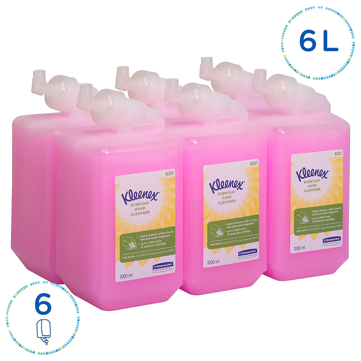 Thumbnail 1 de Kleenex Everyday Use Hand Cleanser 6 Litre refill