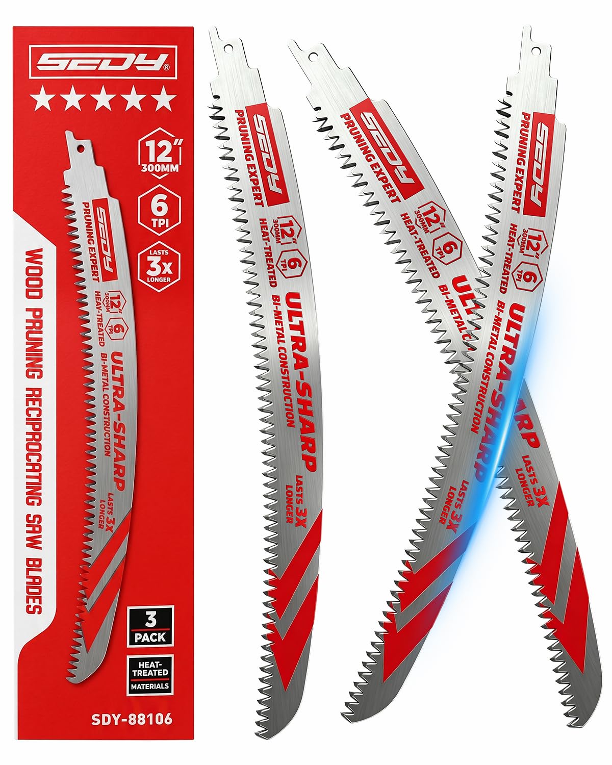 Detalle de Reciprocating Saw Blades 12-Inch