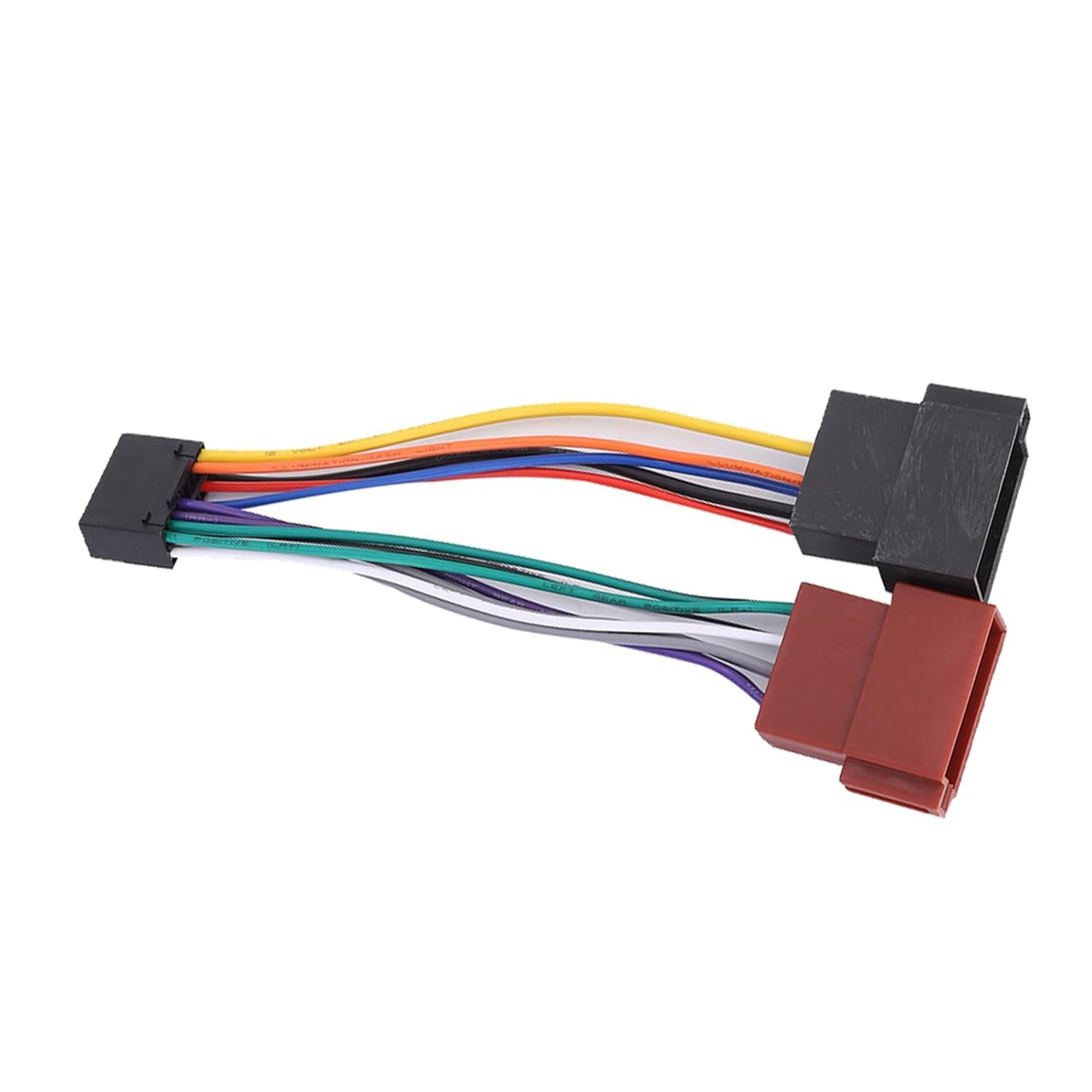 Detalle de SolUptanisu 16 Pin Car Radio Wiring Harness: 16 Pin ISO Plug to Kenwood 16Pin Adapter