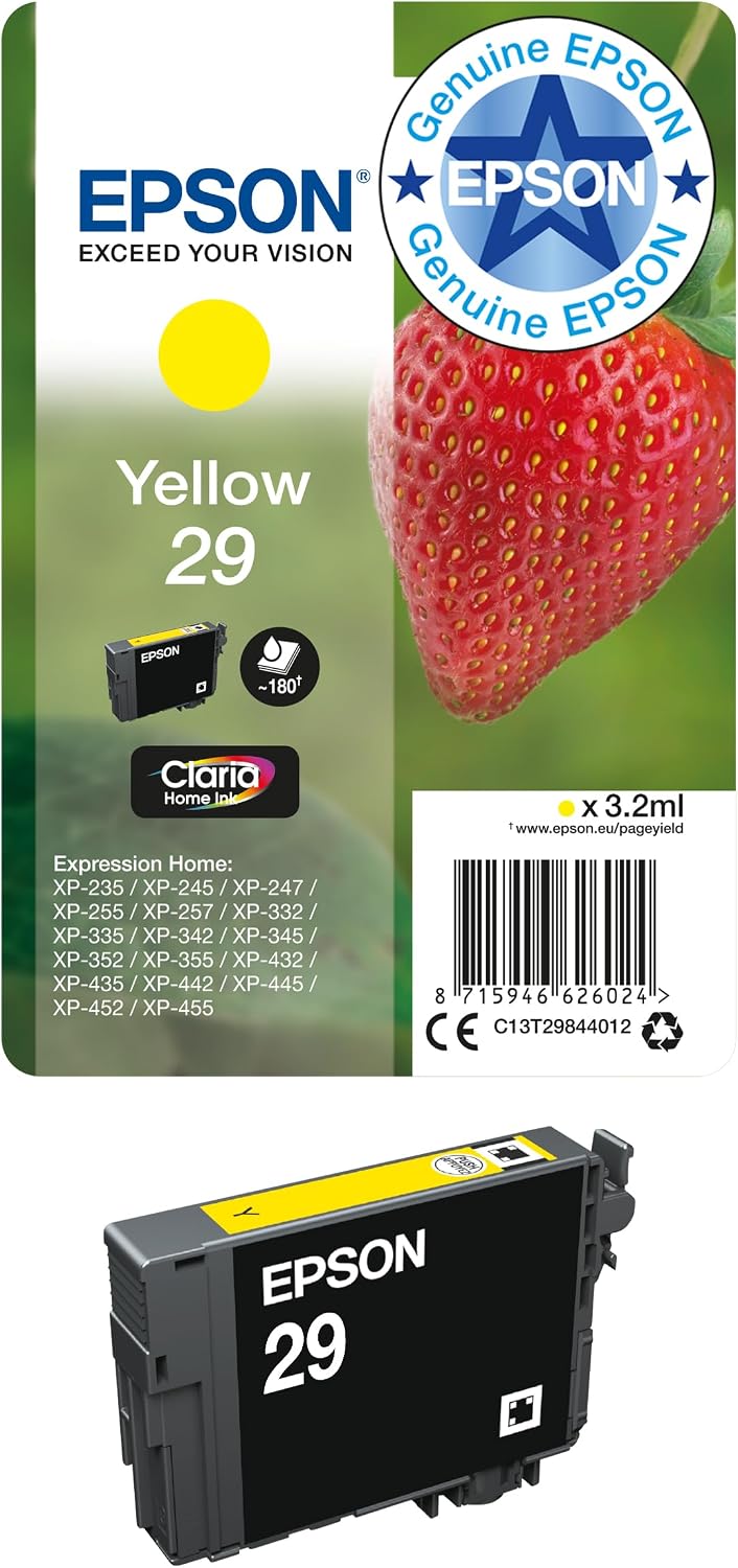 Detalle 2 de Epson 29XL Strawberry 4‑Colour Ink Multipack