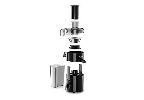 Detalle 2 de Moulinex Frutelia Plus Centrifugeuse JU370810 Noir – 950 ml, 350 W, 2 vitesses