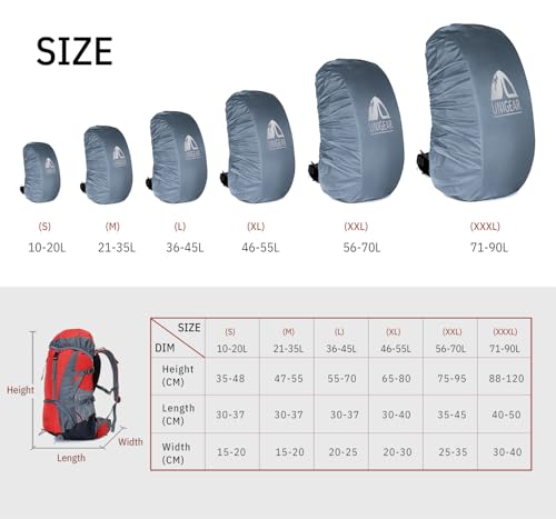 Detalle de Unigear Coprizaino Antipioggia: protezione leggera e regolabile per ogni zaino