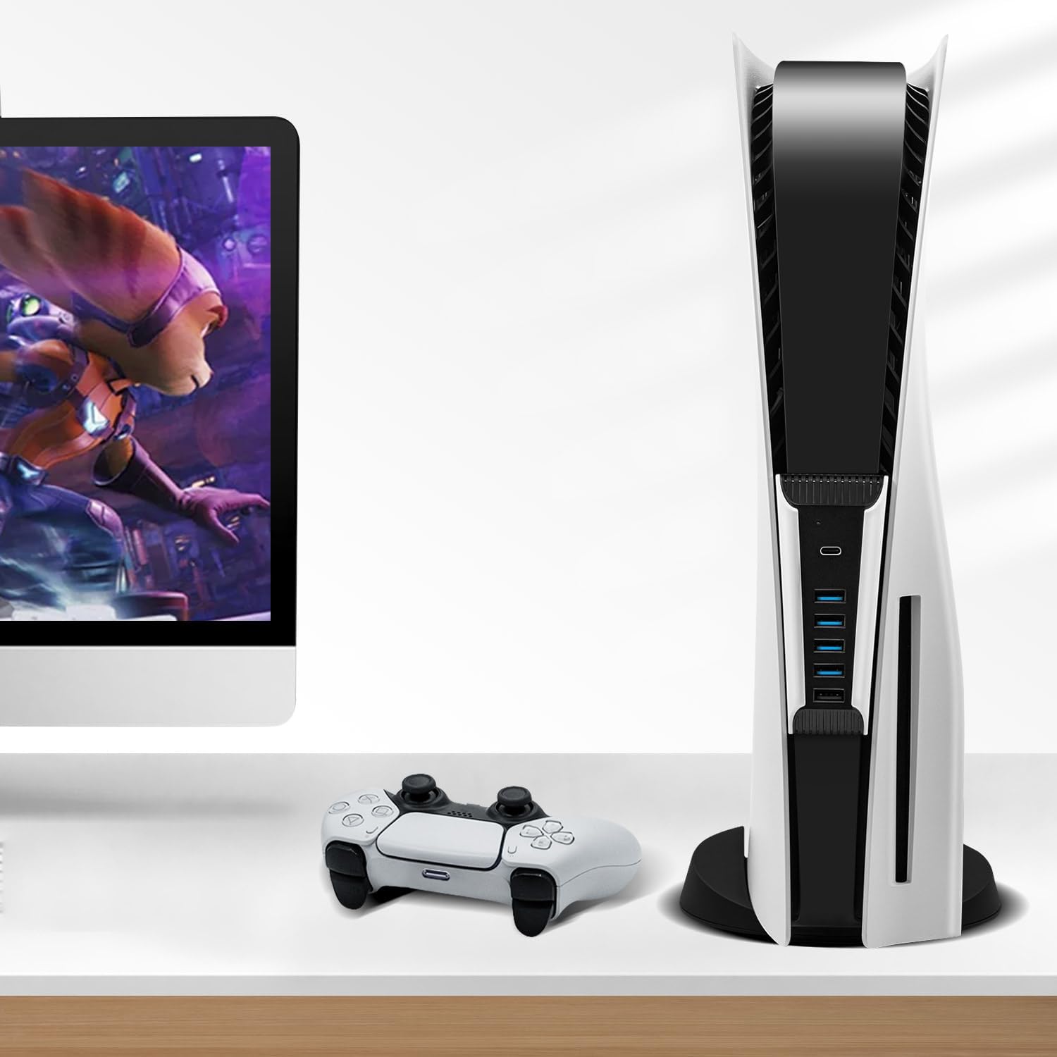 Thumbnail 5 de Mcbazel PS5 Console Hub 5 porte USB