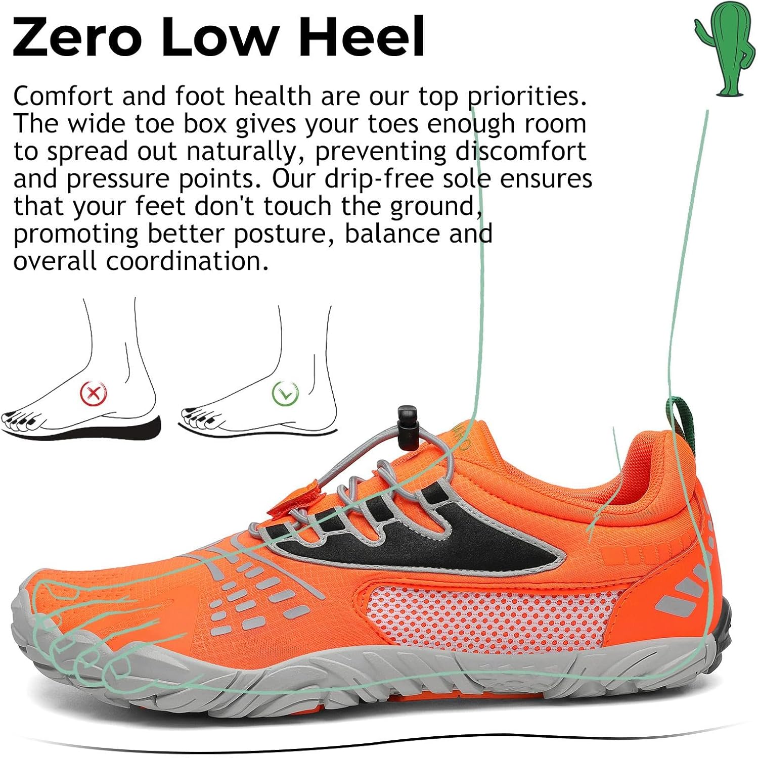 Thumbnail 5 de Saguaro Chaussures Minimalistes pour Trail et Fitness – Femmes et Hommes
