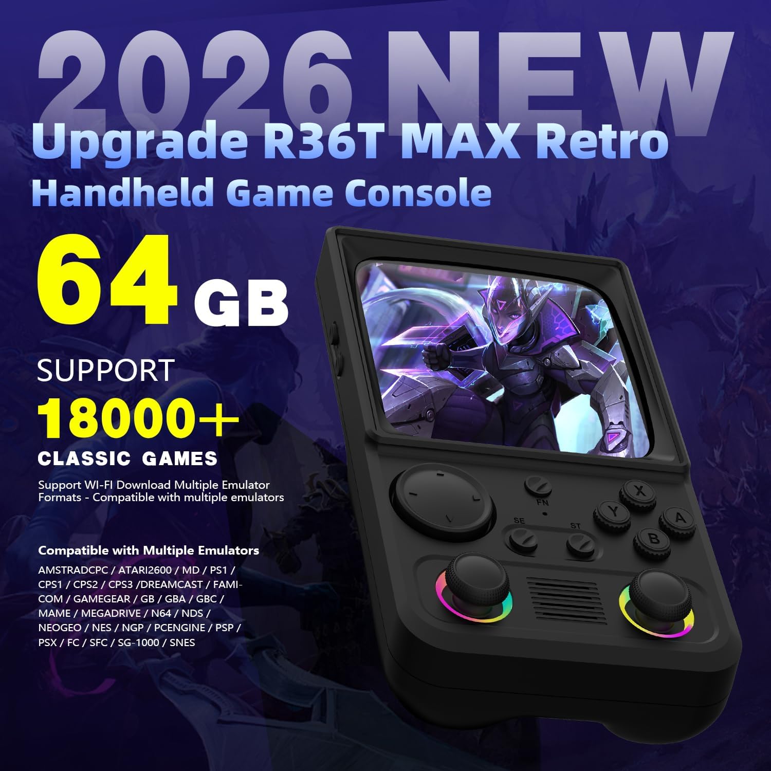Detalle 2 de RG40TV Retro Handheld Game Console, 64GB