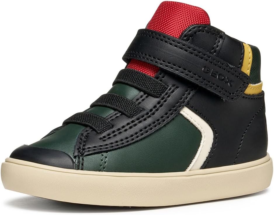 Detalle de Geox Jungen B Gisli Boy CSneaker – atmungsaktiver Sneaker für Jungen mit einfachem Einstieg
