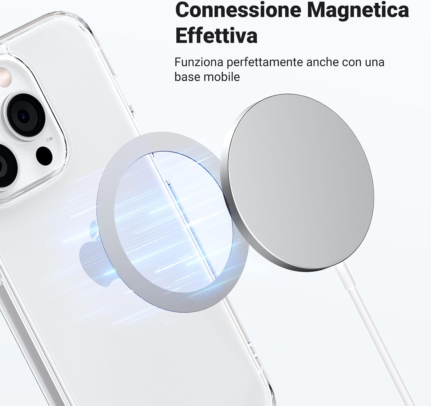 Detalle 2 de UGREEN Anello Universale Magnetico 2 pezzi 0,65 mm