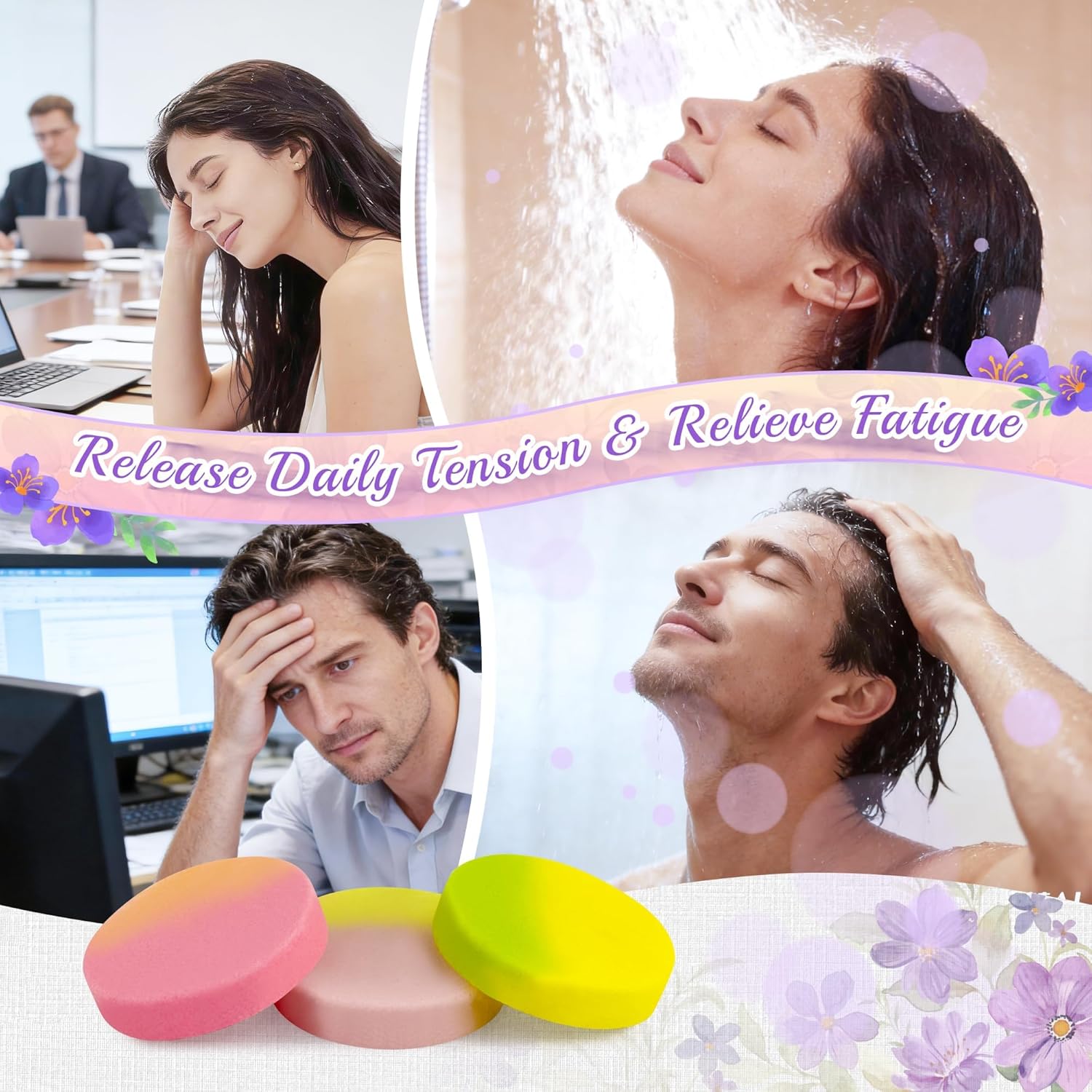 Detalle de Shower Steamers Aromatherapy 12 Pack – Leoce