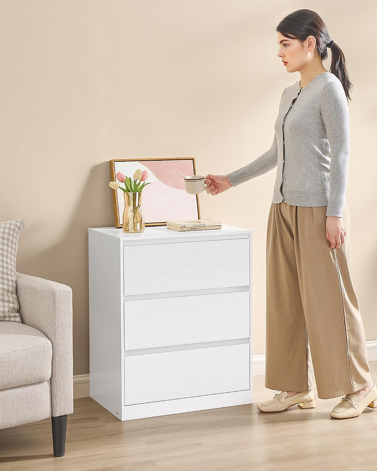 Thumbnail 5 de VASAGLE KAILYN chest of drawers, 3 drawers