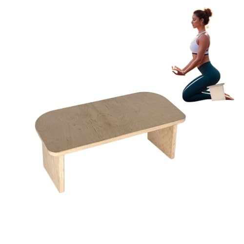 Detalle de CAWI Klappbare Meditationsbank – Ergonomischer Meditationshocker für Yoga, Meditation und Gebet