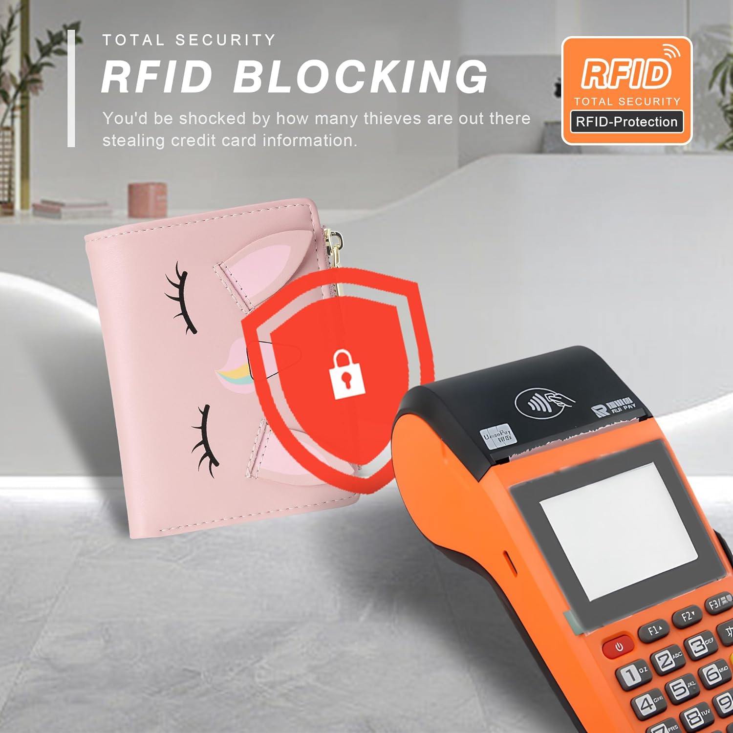 Detalle 1 de conisy Cute Wallets RFID 7 card slots