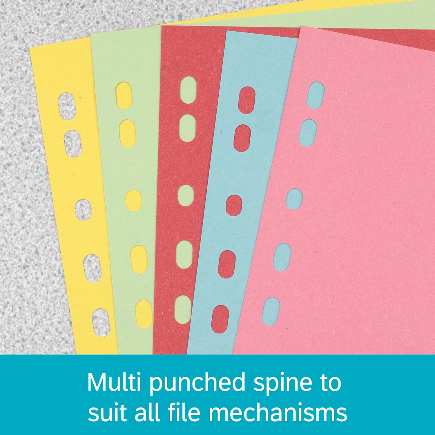 Thumbnail 2 de Elba A4 Pink 10-Part File Dividers 5 Pack