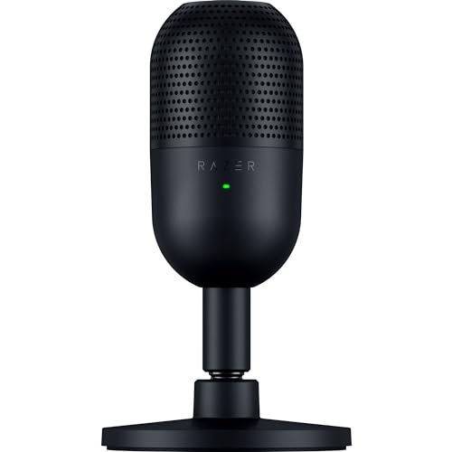Detalle de Razer Seiren V3 Mini – Ultrakompaktes USB-Mikrofon für klare Sprache