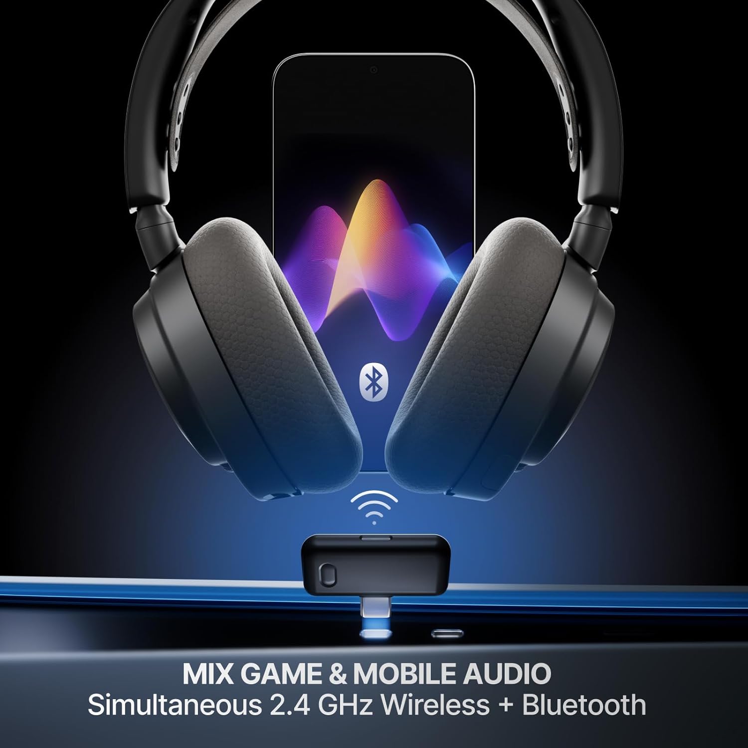 Detalle 2 de SteelSeries Arctis Nova 7P Wireless Gen 2 Gaming Headset