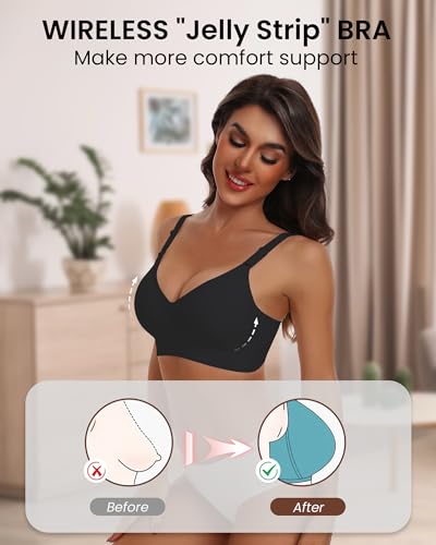 Thumbnail 2 de HORISUN Wireless Push Up Full Coverage Bra for Women – Seemless, Soft Support and All‑Day Comfort