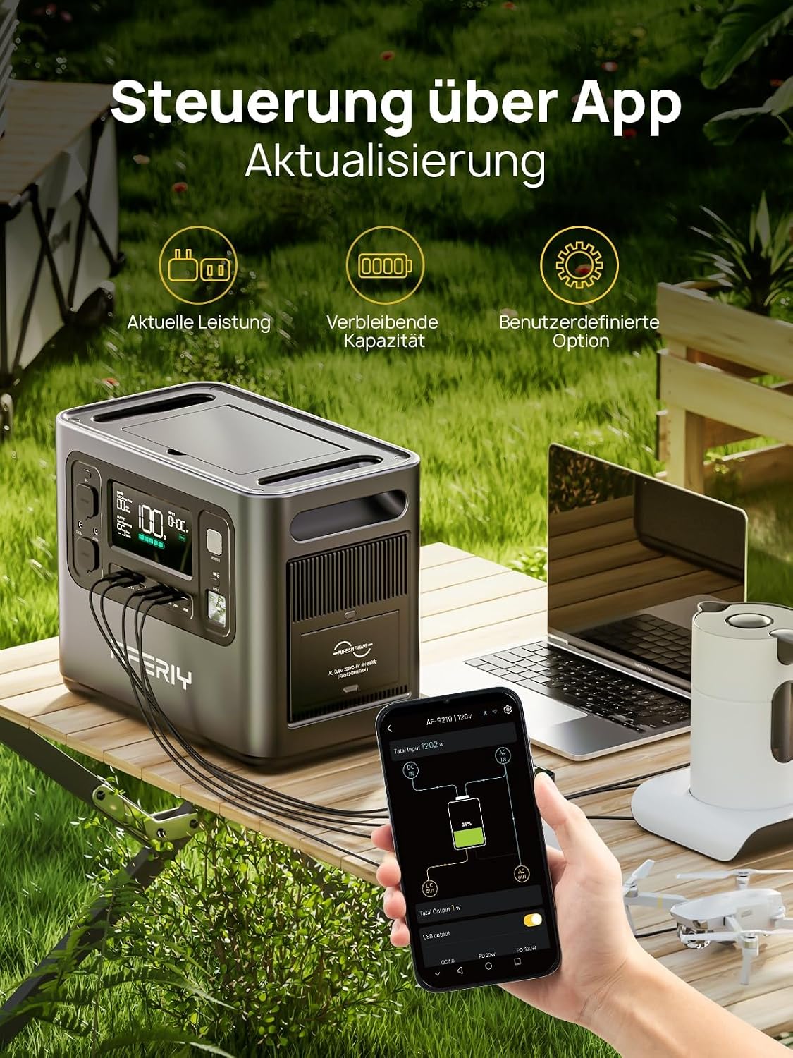 Thumbnail 6 de AFERIY 2400W Tragbare Powerstation