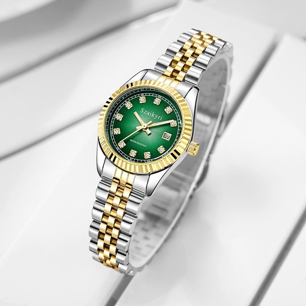 Thumbnail 3 de Szaikyri Montre Femme Classique avec Bande De Stainless Solide – Été 2024