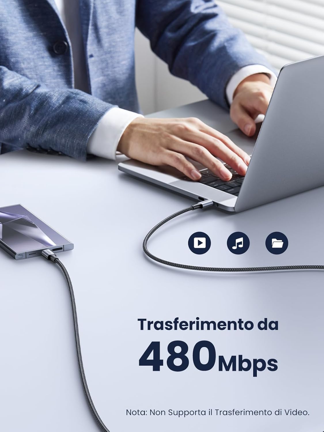 Thumbnail 5 de UGREEN 100W Cavo USB C 2M