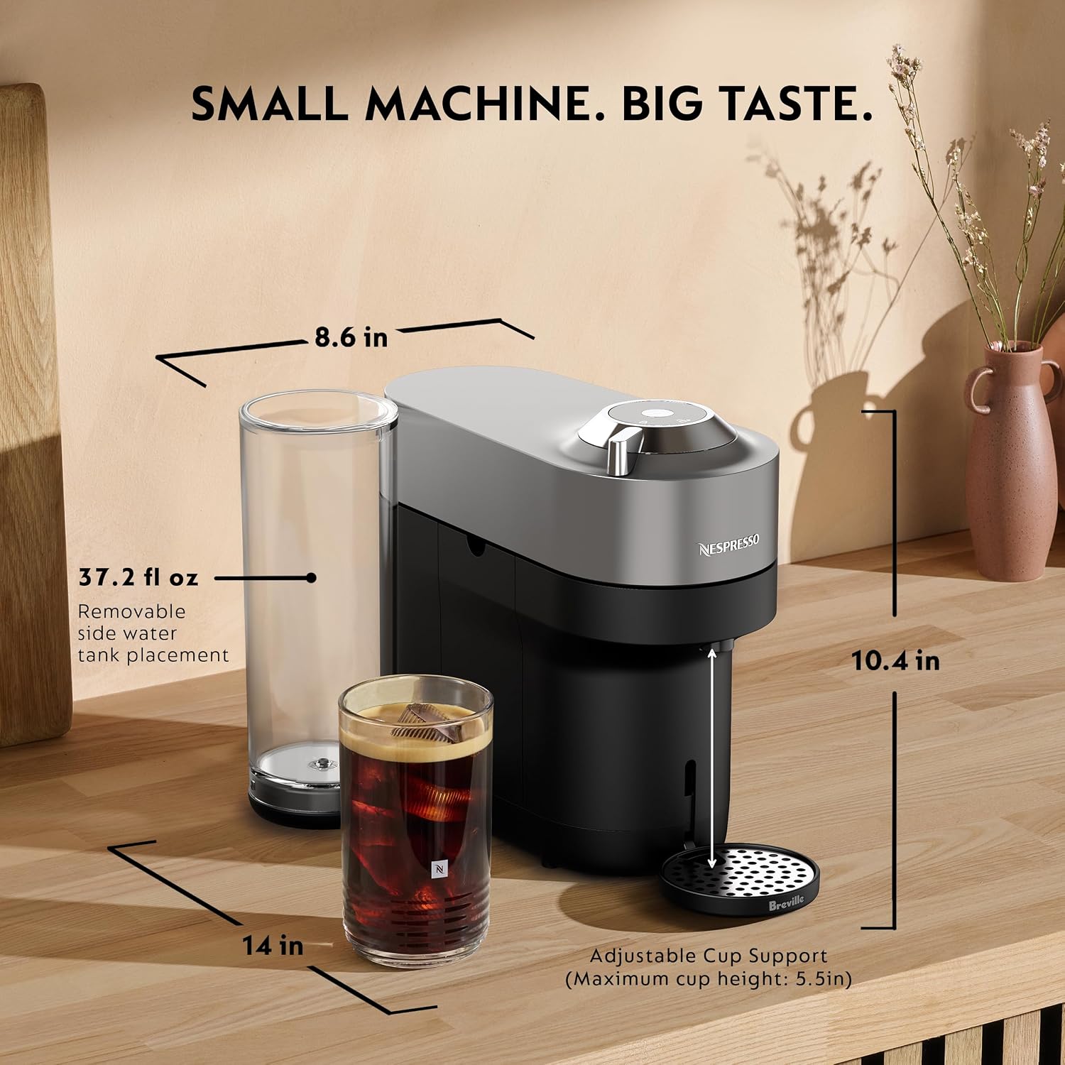 Detalle 1 de Nespresso Vertuo Pop+ Coffee Machine