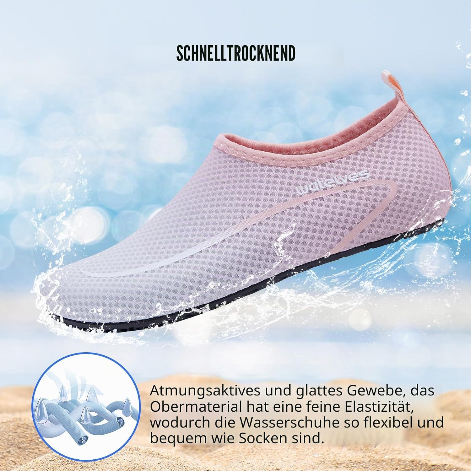 Thumbnail 4 de WateLves Wasserschuhe Unisex Aquaschuhe 34–47EU