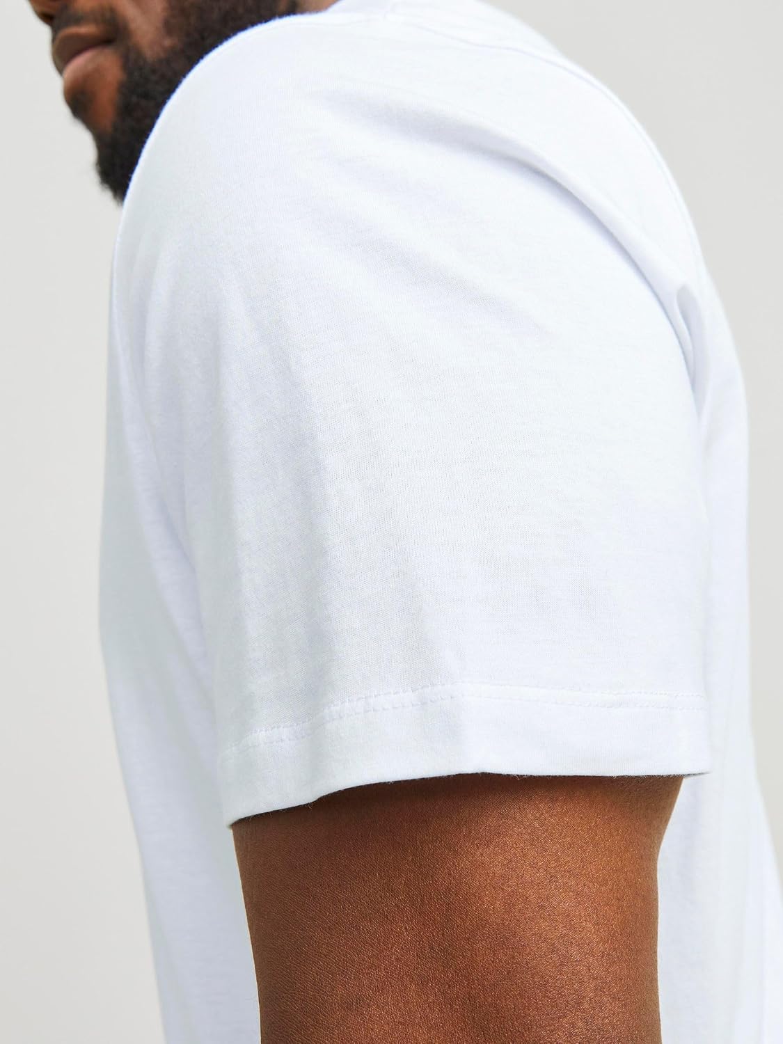 Thumbnail 6 de Camiseta JACK & JONES PLUS JJECORP Logo SS Crew Neck PS – White, 2XL