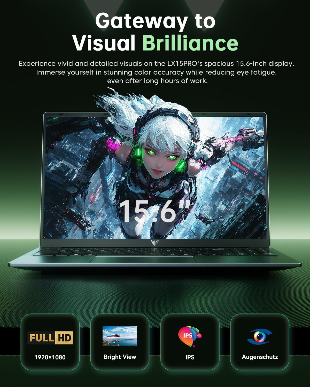 Thumbnail 3 de Tivique 15.6 Inch Ryzen 7 5700U Laptop review: solid daily performer with upgrade potential