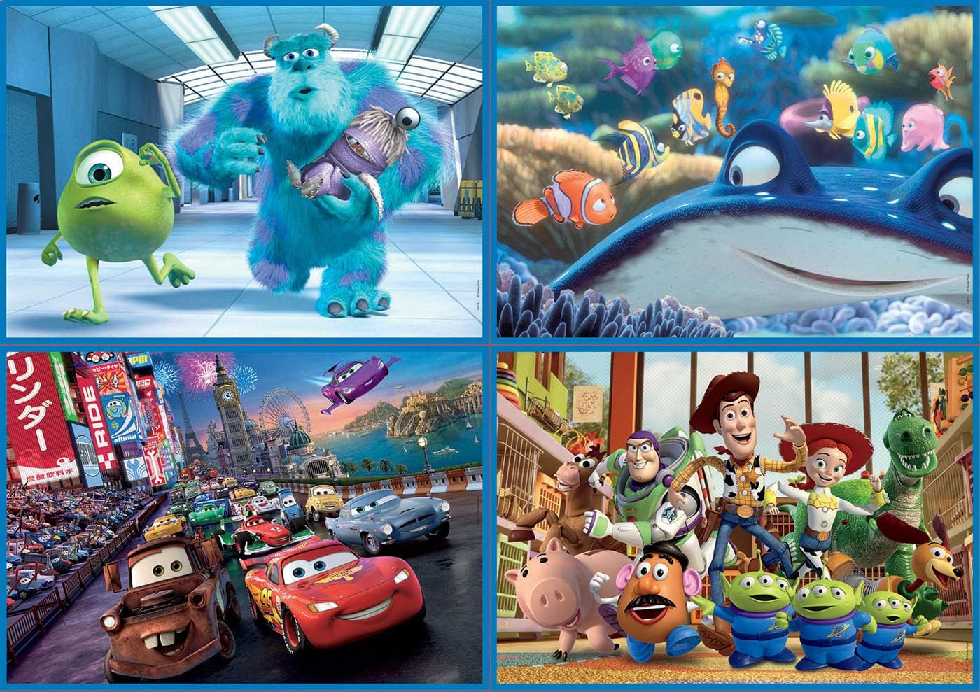 Thumbnail 1 de Educa Pixar Multi Puzzles 4 puzzles progressifs pour enfant (50/80/100/150 pièces) dès +5 ans