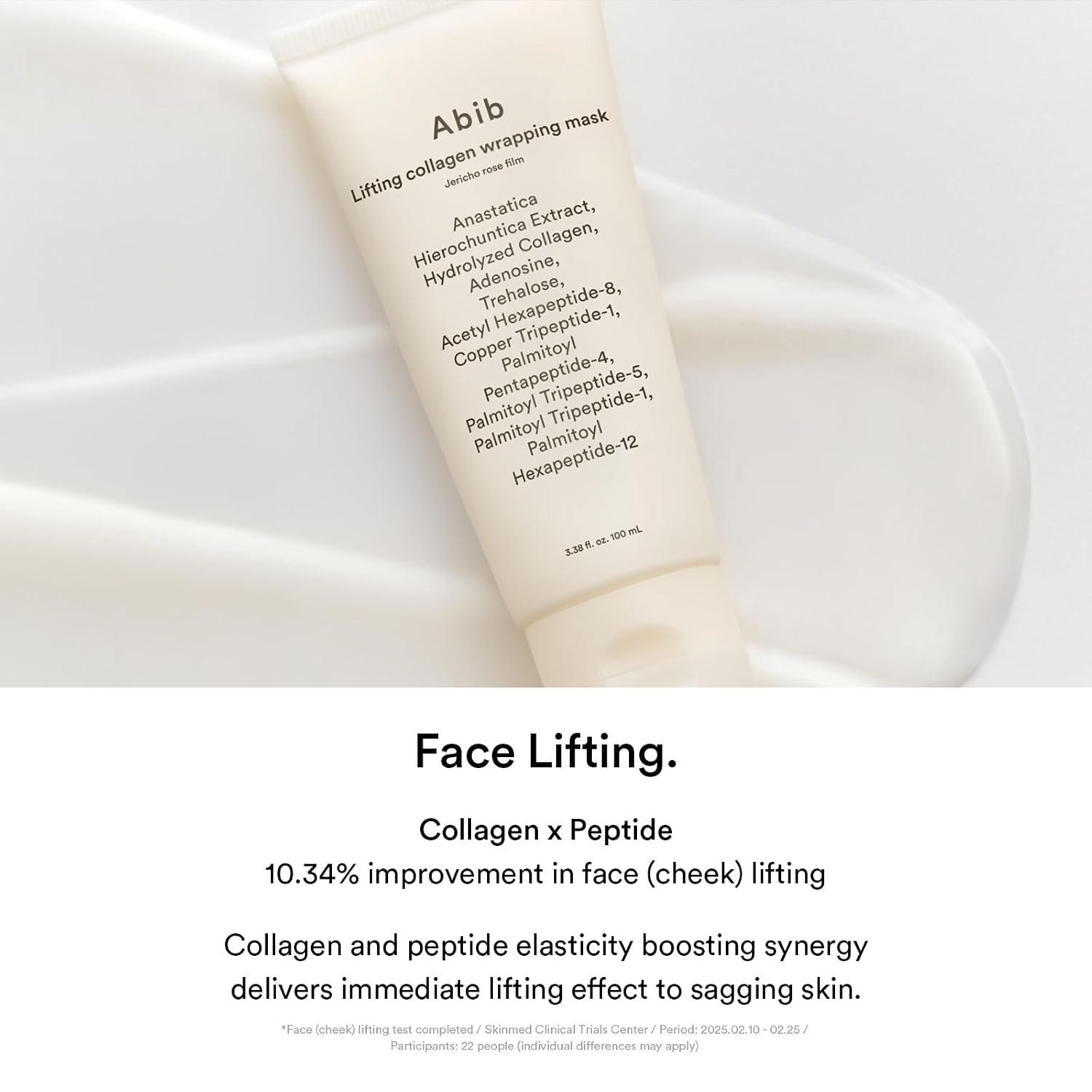 Detalle de Abib Collagen Overnight Wrapping Mask Jericho Rose — Peel-Off Mask for Glass Skin, Pore Tightening & Firming