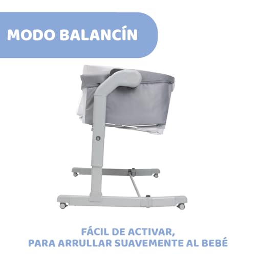 Detalle de Chicco Next2Me Magic EVO 💤 Cuna Colecho con Columpio