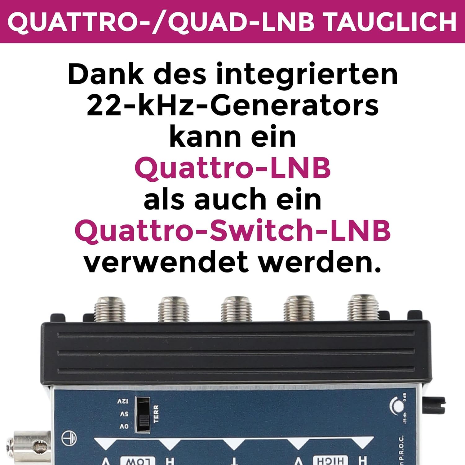 Thumbnail 5 de GSS 5/12 Multischalter für Quattro LNB