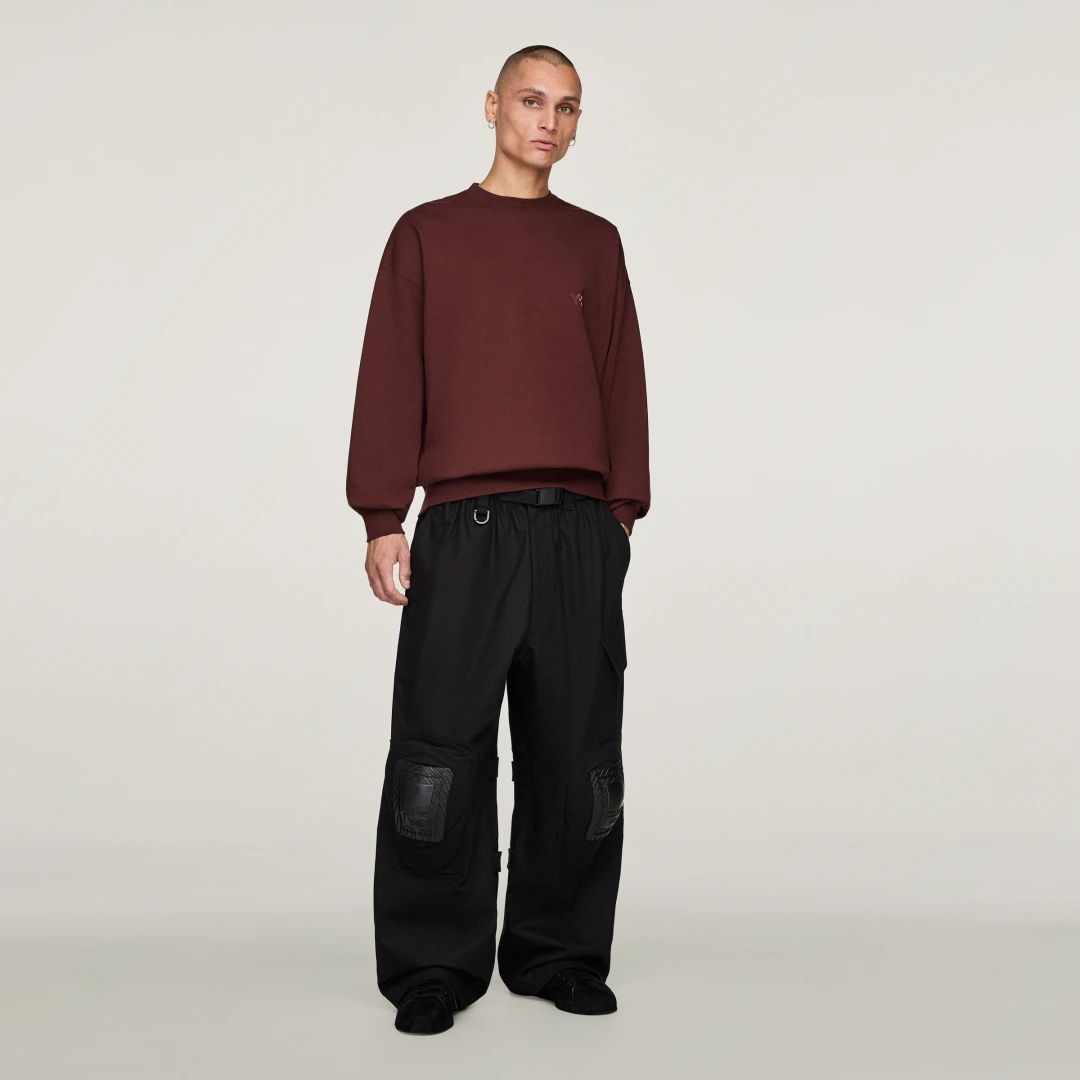 Thumbnail 3 de Sudadera cuello redondo Brushed Terry Y-3 de Adidas — confort y estilo urbano para el día a día