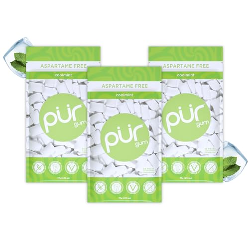 PUR Gum Kaugummi mit Xylit 55 Stück 🍬