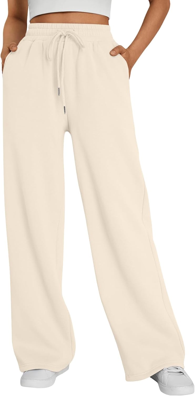 Detalle 2 de Trendy Queen Wide Leg Fleece-Lined Joggers