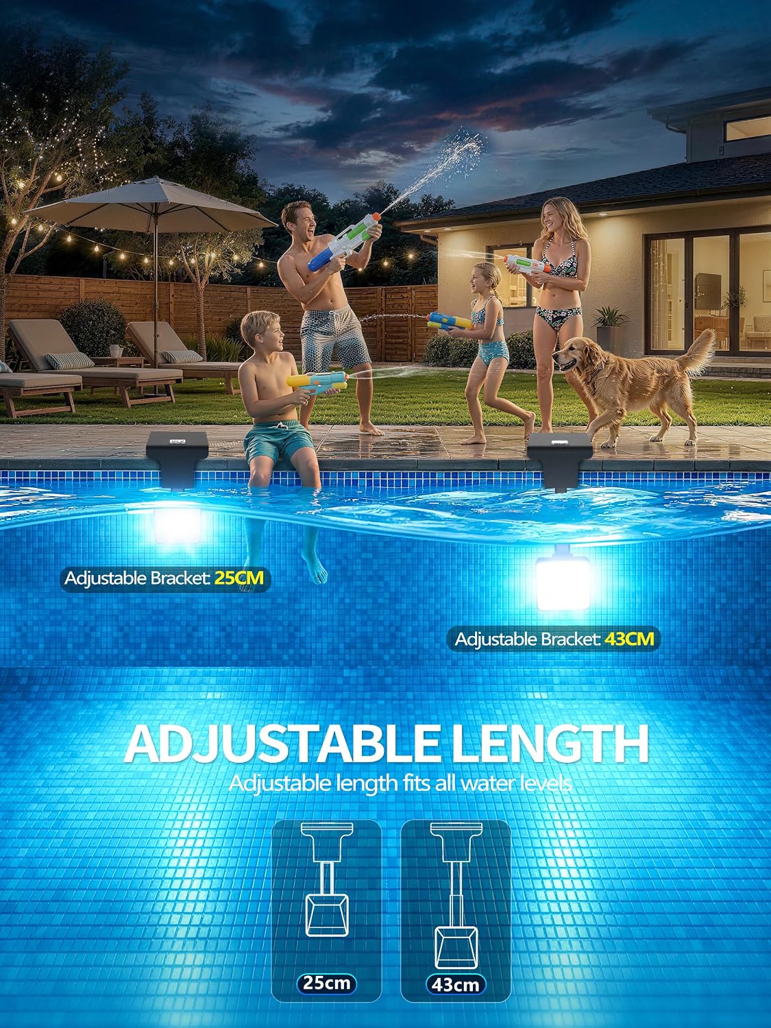 Thumbnail 6 de DeeprBlu 2 en 1: Luz solar para piscina y termómetro con control remoto