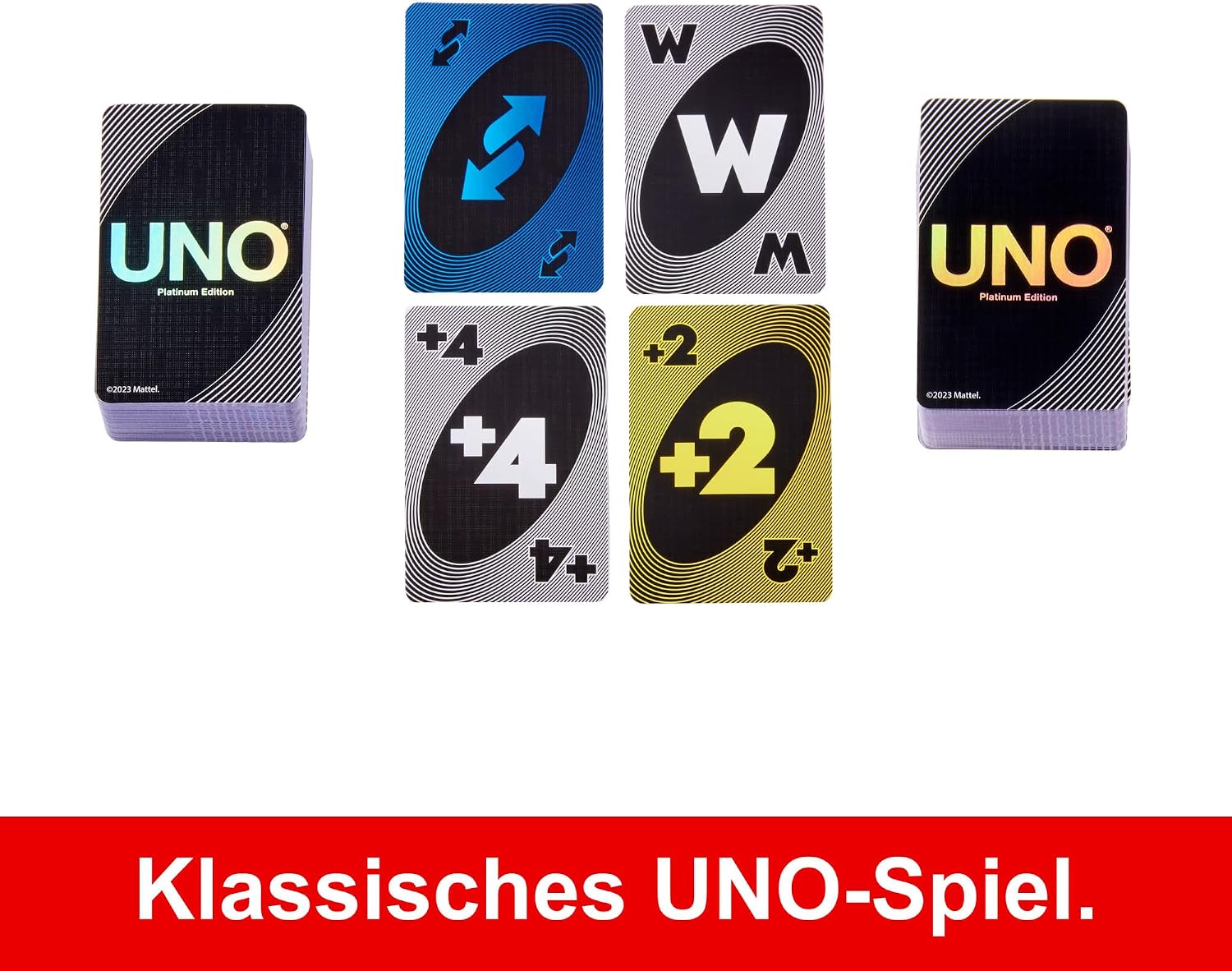 Thumbnail 3 de UNO Platin Edition Kartenspiel – Premium-Ausgabe für Film‑ und Familienabende