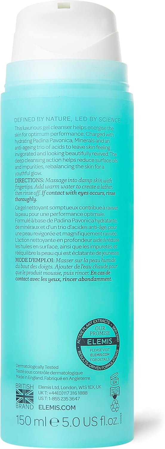 Detalle de ELEMIS Pro-Collagen Energising Marine Cleanser, gezichtsreinigingsgel, 150 ml