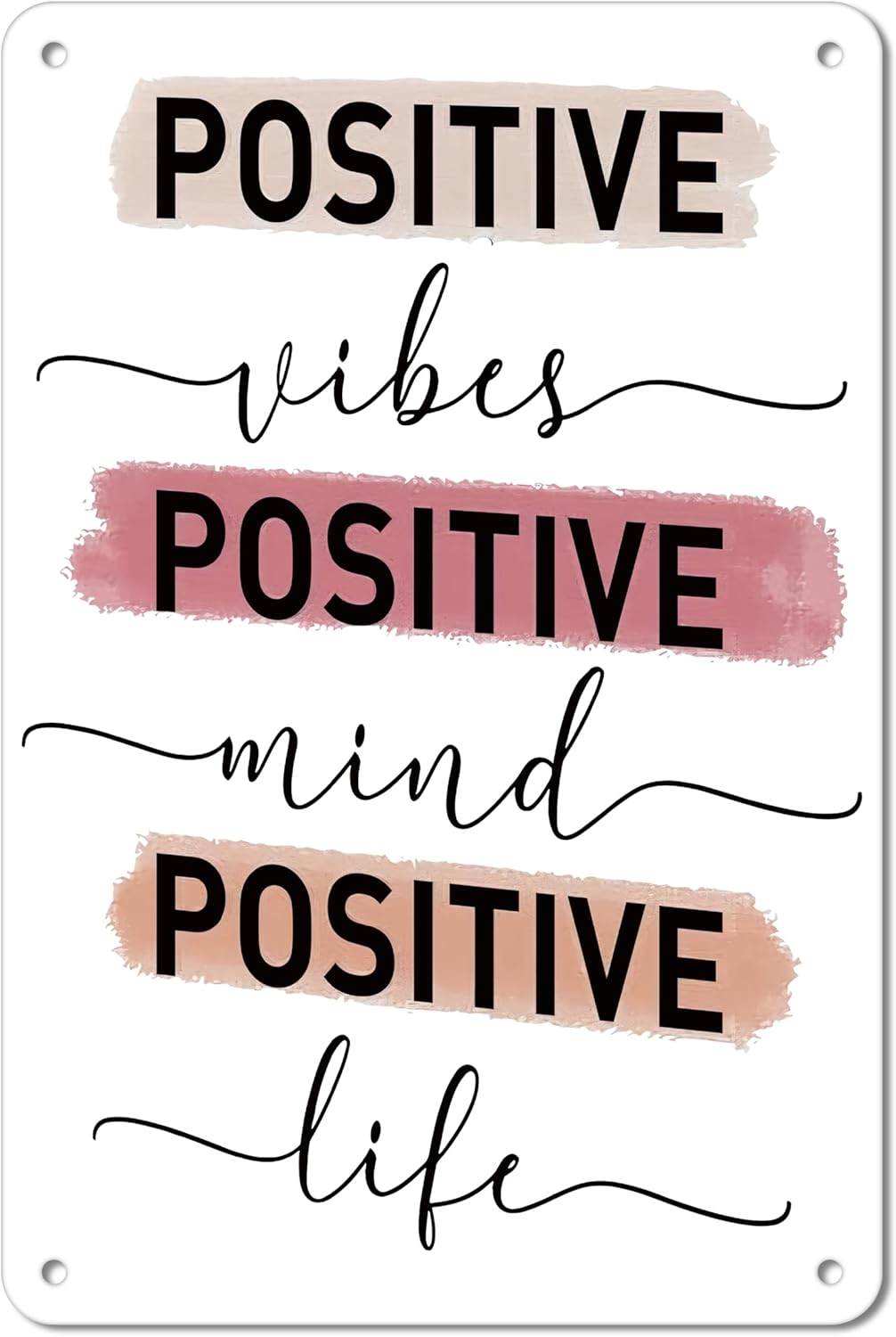 Thumbnail 6 de BERLIG Metallschild mit Spruch 30x20 cm – Vintage Blechschild als motivierende Wanddeko
