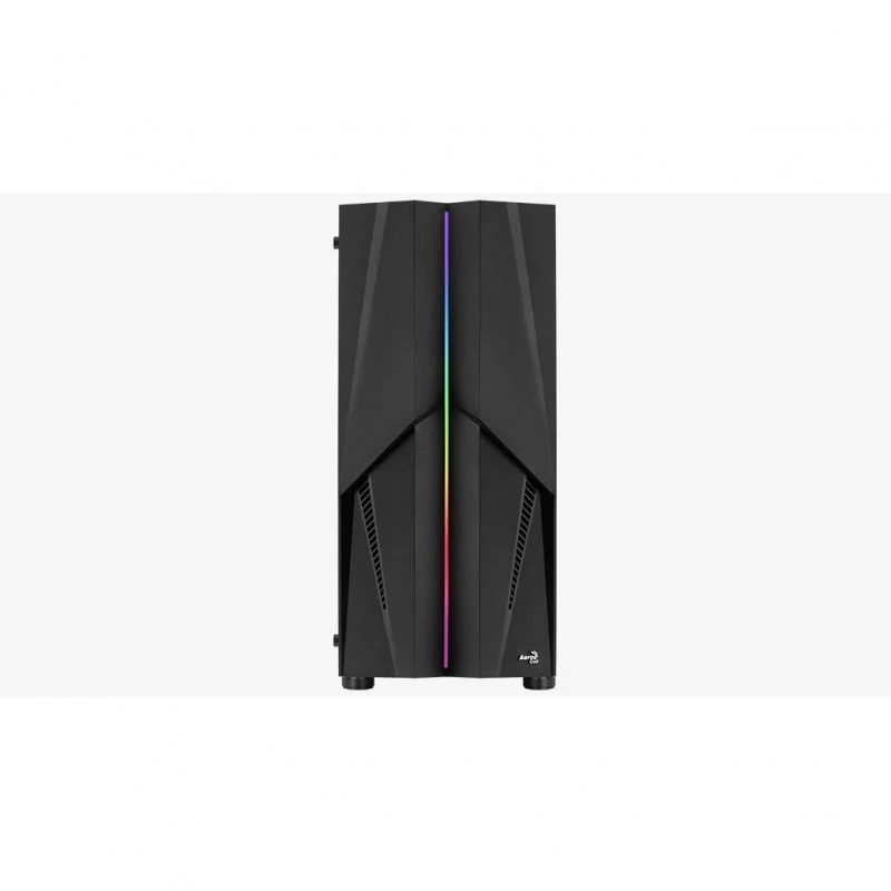 Thumbnail 3 de Aerocool Mecha USB 3.2 ARGB Negra: caja semitorre con panel lateral de vidrio y RGB direccionable