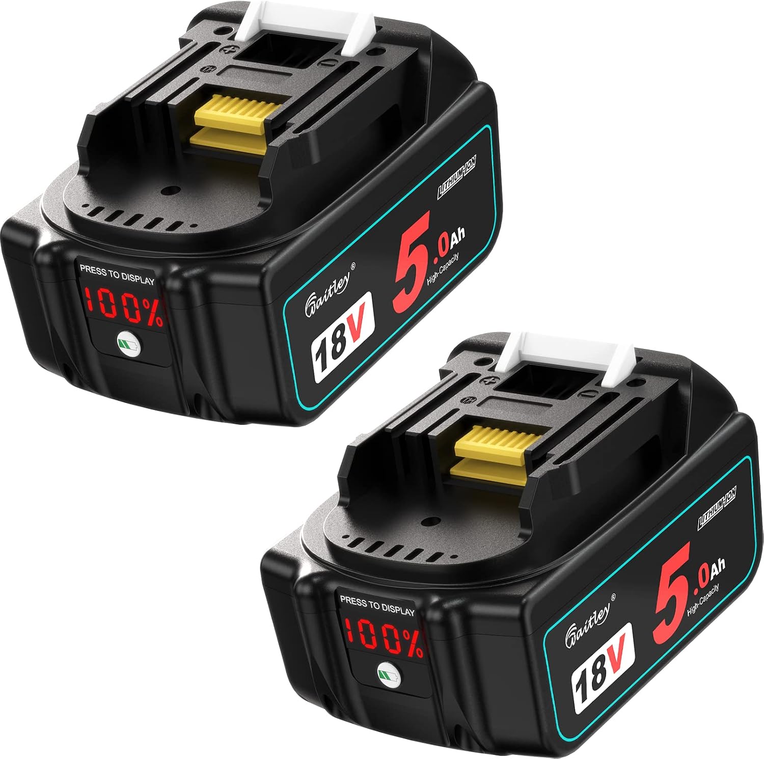 Detalle de Waitley BL1850B 18V 5.0Ah battery for Makita power tools