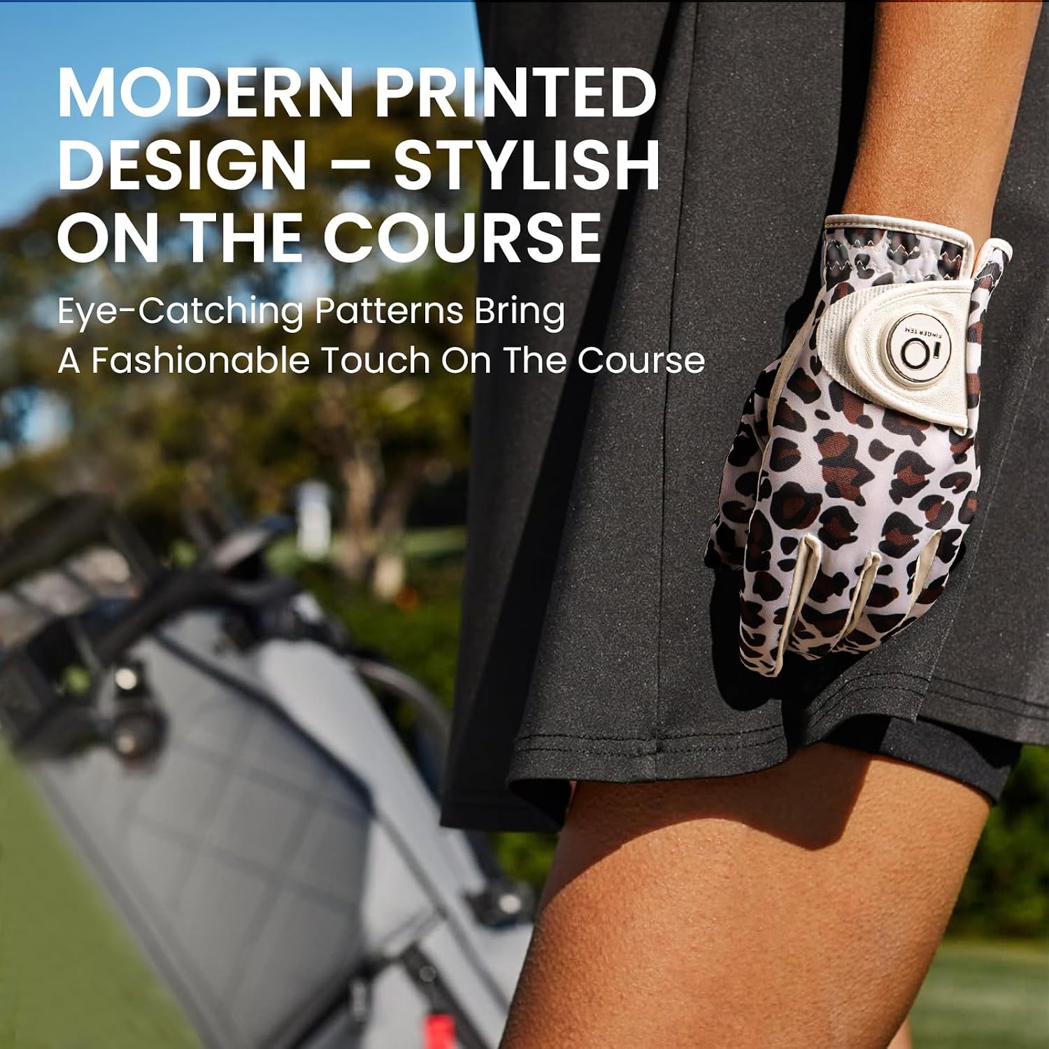 Detalle 2 de FINGER TEN Women's Golf Glove, Cabretta Leather