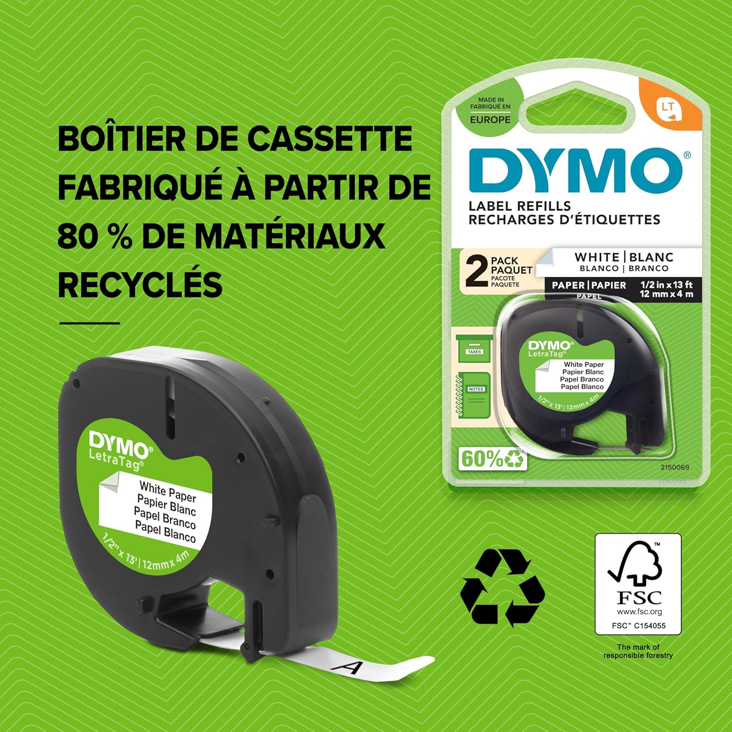 Thumbnail 6 de DYMO LetraTag LT-100H — Kit de démarrage d'étiqueteuse portable