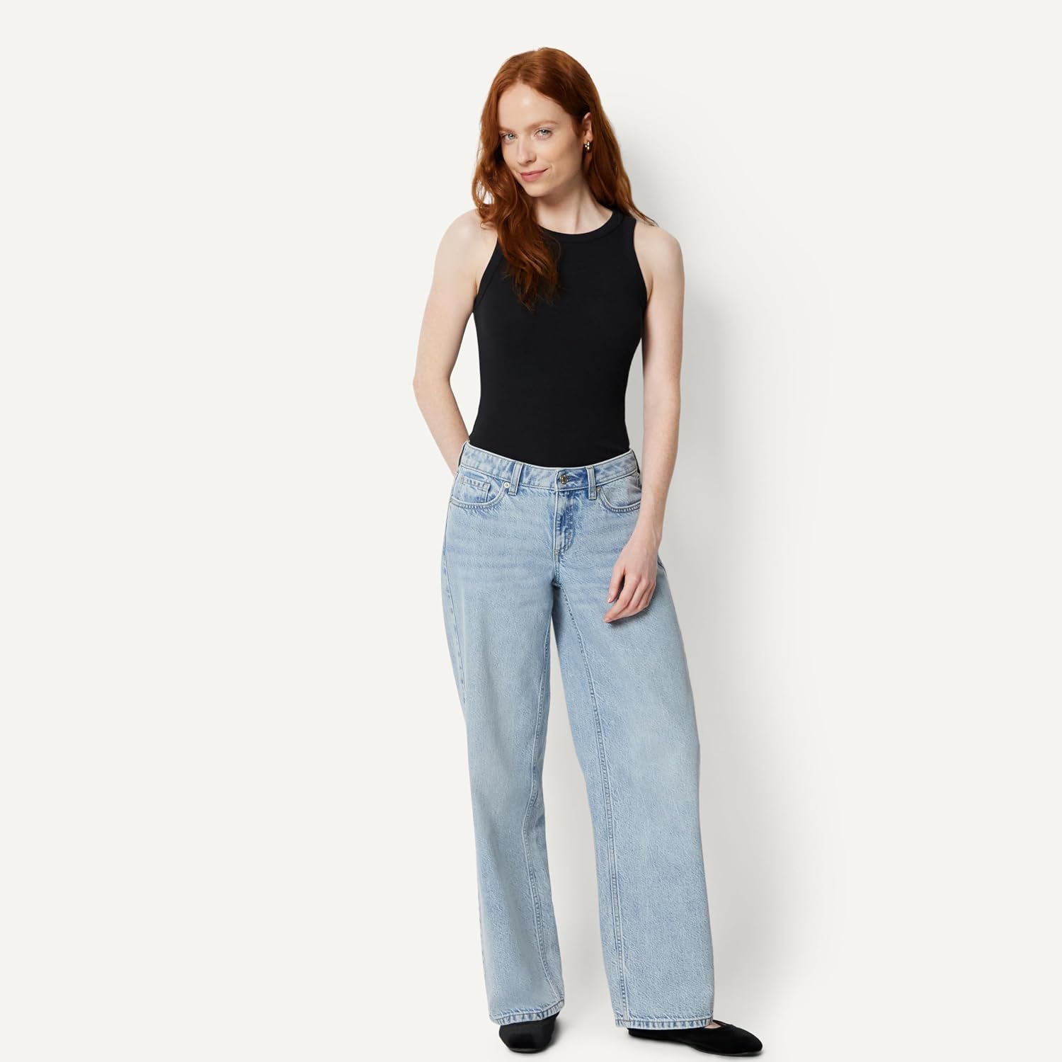Detalle de Amazon Essentials Damen Slim-Fit Tanktop mit Rippstrick