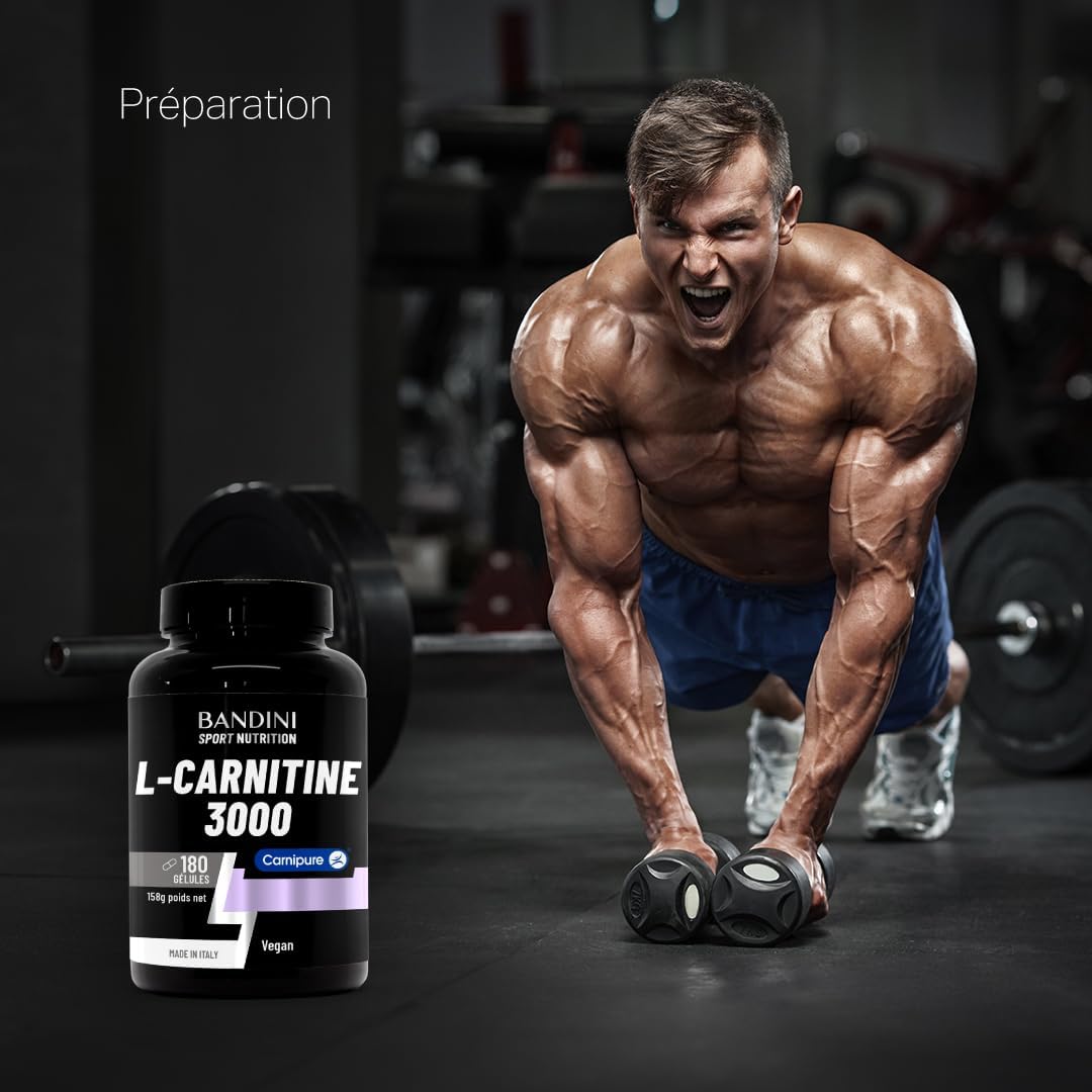 Thumbnail 6 de Bandini L-Carnitine 3000, 180 capsules met Carnipure®-L-carnitinetartraat