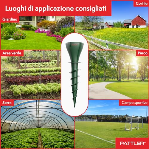 Thumbnail 5 de PATTLER Scaccia Talpe Solare a Ultrasuoni Impermeabile – 2 pezzi, repellente serpenti e topi