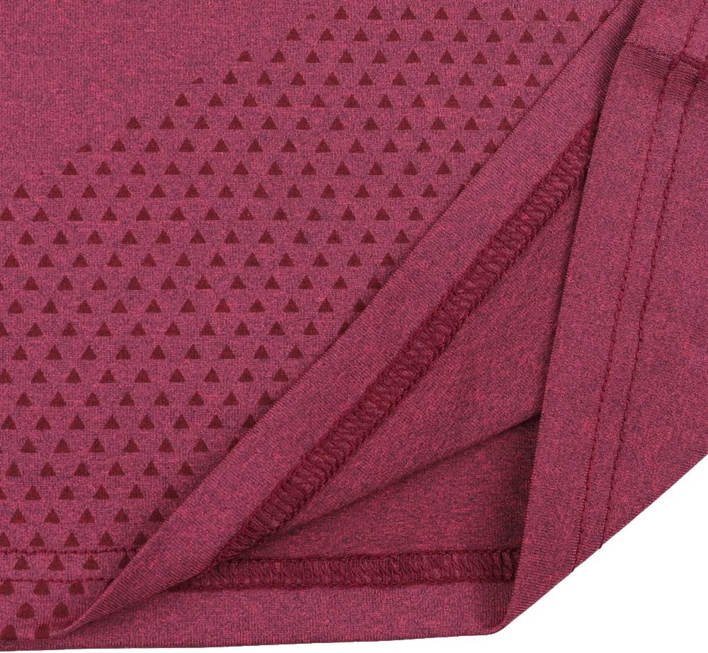 Detalle 2 de Muscle Alive Hommes chemise running manches longues Sports : confort extensible et bandes réfléchissantes