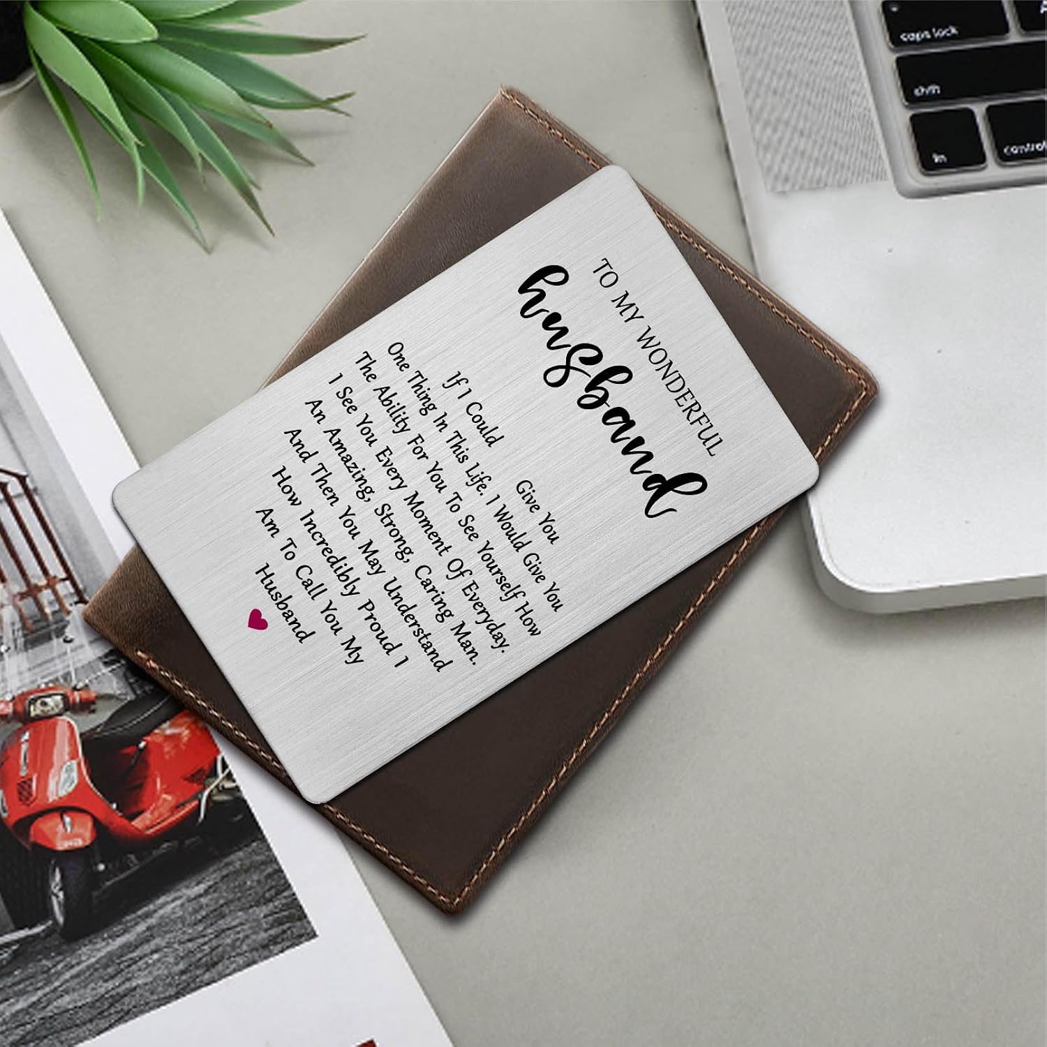 Detalle 2 de Viayen Husband Card, Stainless Steel