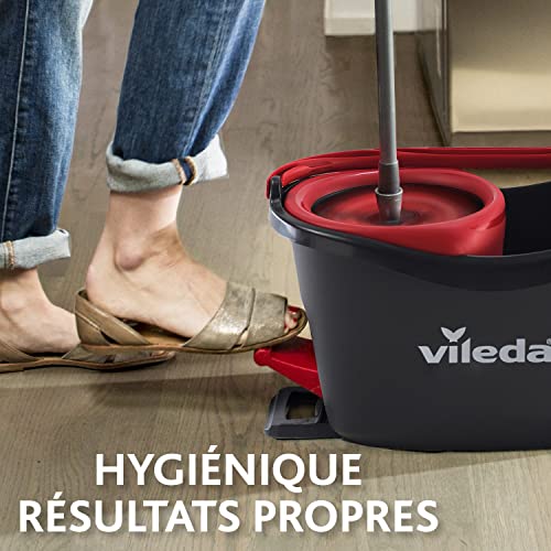 Detalle de Recharge Turbo 2en1 pour balai serpillière Vileda Turbo – microfibre et tête triangulaire