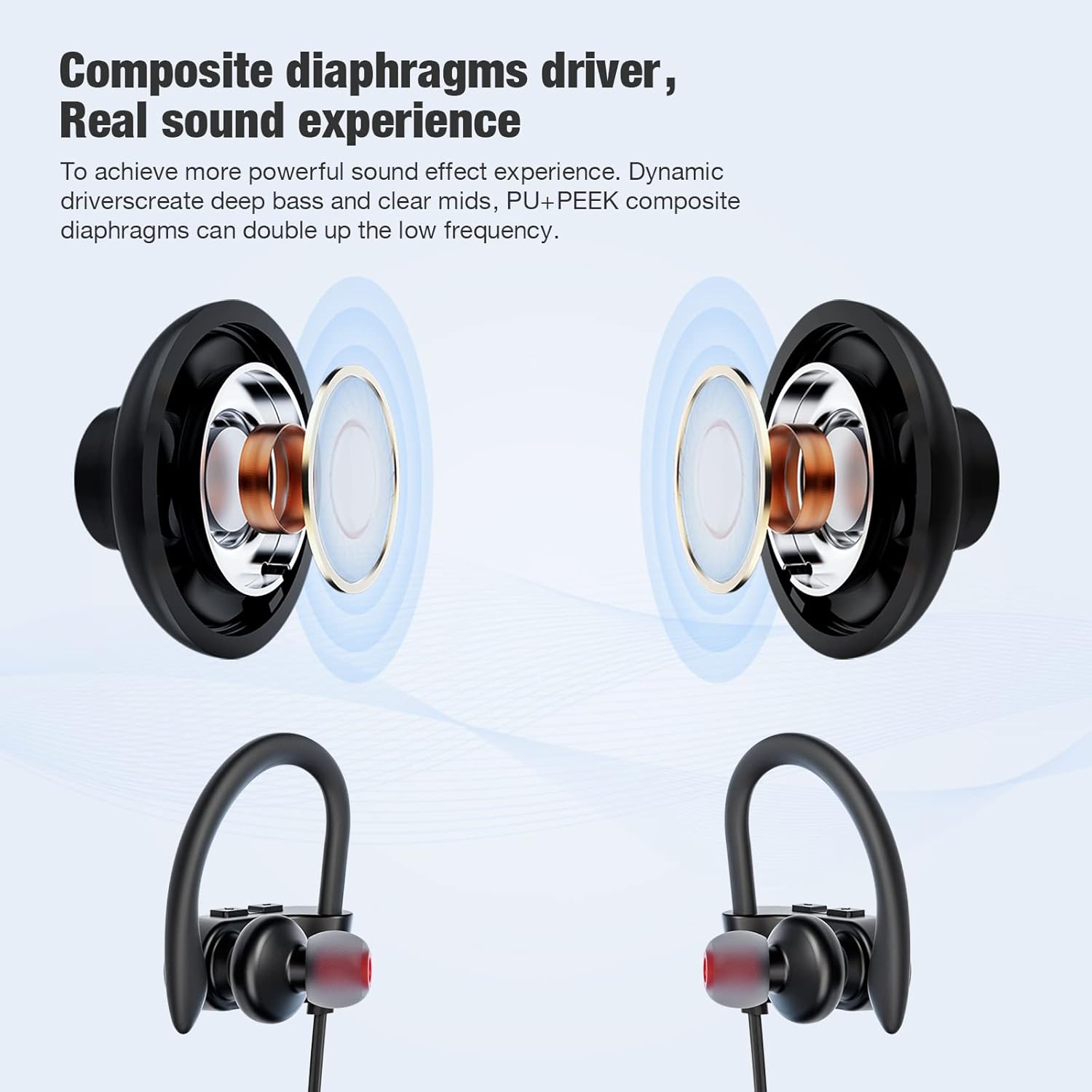 Detalle 2 de JOYWISE 16H Wireless Headphones